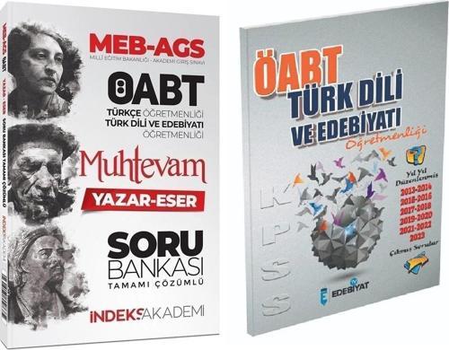 Edebiyat TV + İndeks 2025 ÖABT MEB-AGS TDE Muhteva Yazar Eser Soru + Çıkmış Sorular 2013-23 2 li