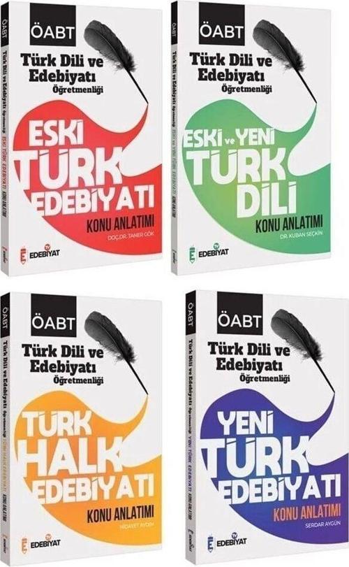 Edebiyat TV ÖABT Türk Dili ve Edebiyatı Konu Anlatımlı 4 lü Set Edebiyat TV Yayınları