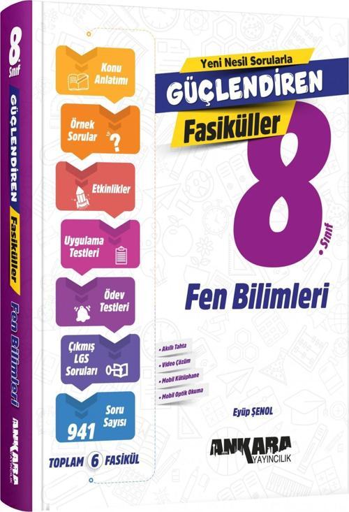 Ankara 8. Sınıf Fen Bilimleri Güçlendiren Fasikül Ankara Yayıncılık