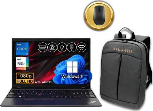 ThinkPad L15 i7-1255U 24GB 256GB M.2 SSD 21C30074TX ATL34 15.6" W11Pro Notebook+ Çanta&Mouse