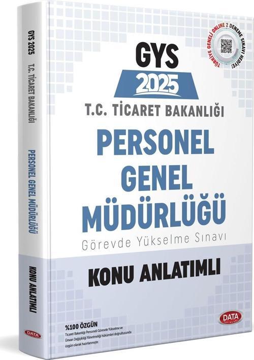 Data 2025 Ticaret Bakanlığı Personel Genel Müdürlüğü GYS Konu Anlatımlı