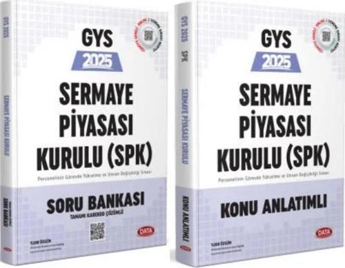 Data 2025 Sermaye Piyasa Kurulu (SPK) GYS Soru + Konu 2 li Set