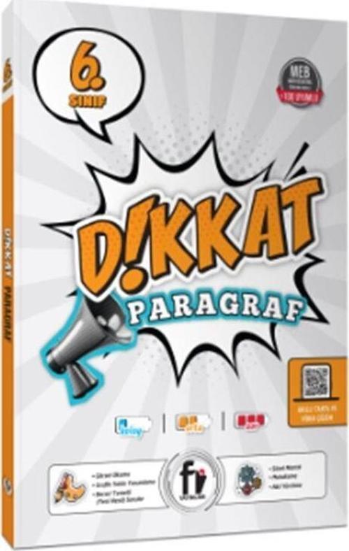 Fi Yayınları 6. Sınıf Dikkat Paragraf Soru Bankası