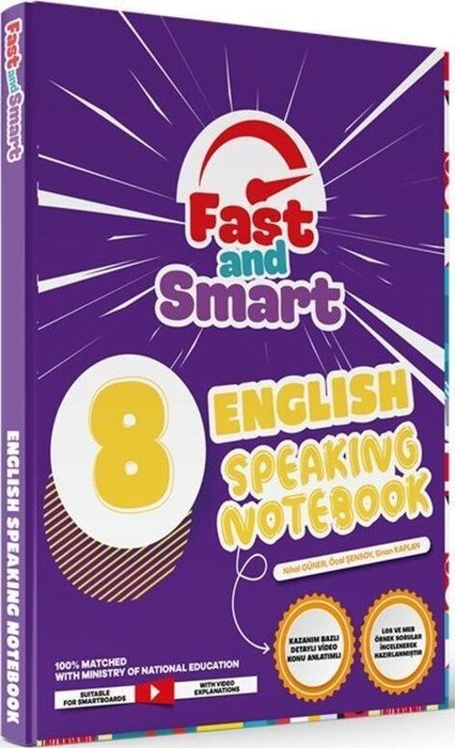 Tammat Yayıncılık 8. Sınıf LGS English Speaking Hızlı ve Akıllı Defter Konuşturan Defter
