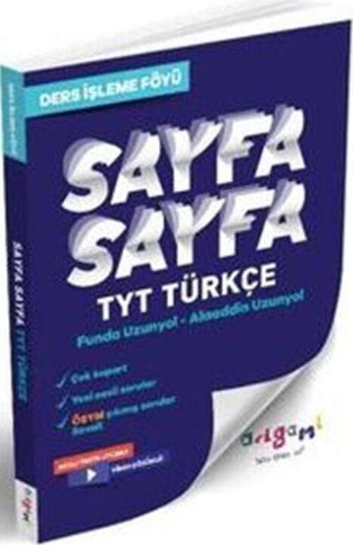 Tammat Yayıncılık TYT Türkçe Sayfa Sayfa Ders İşleme Föyü