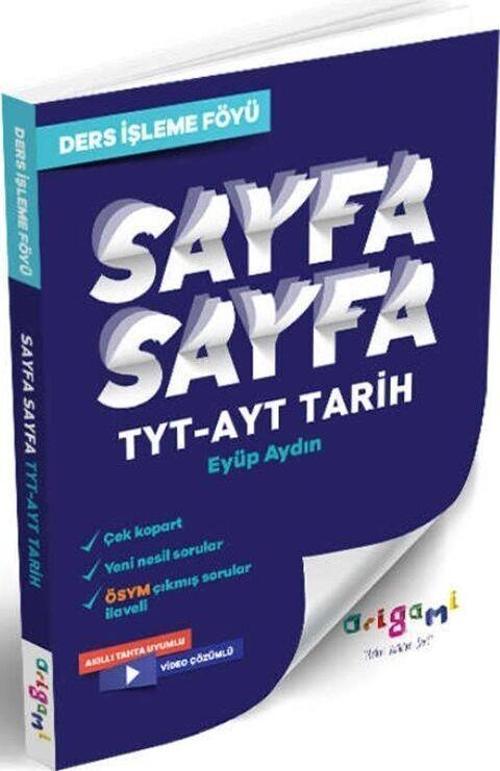 Tammat Yayıncılık TYT AYT Tarih Sayfa Sayfa Ders İşleme Föyü