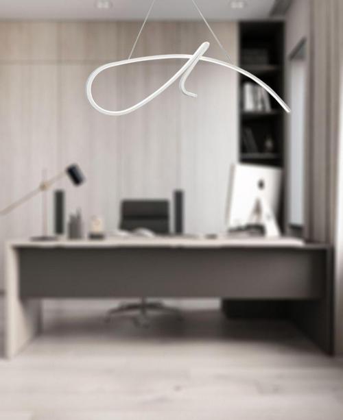 Tt018-By Imza Modeli Mat Beyaz ( Gün Işığı ) Led Avize