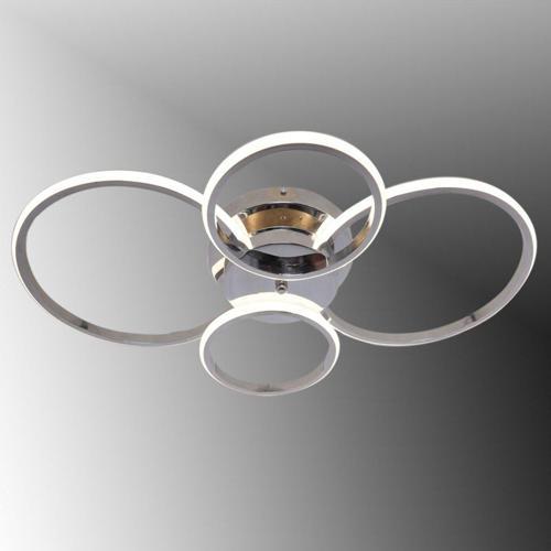 Tt035-4-Kr Drone Modeli Krom Kaplama 4 Lü ( Sarı Işık ) Led Avize