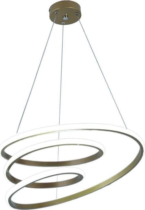 Tt301-Esk Yay Modeli Eskitme Boyalı ( Sarı Işık ) Led Avize