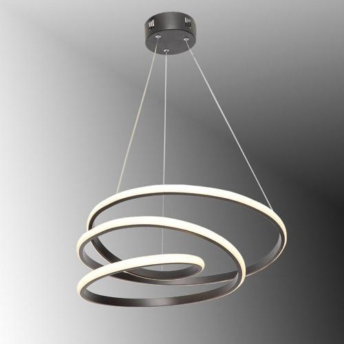 Tt301-Sy Yay Modeli Siyah ( 3 Renk Işık Modüllü ) Led Avize