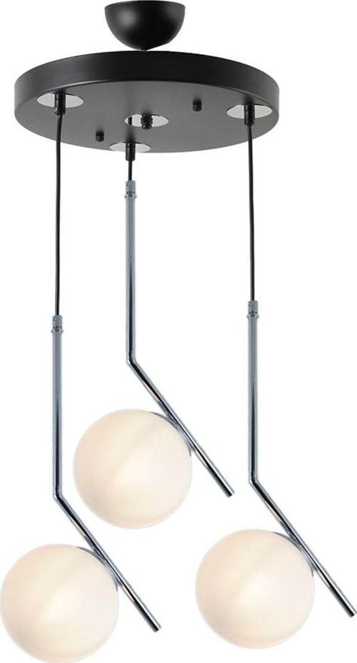 Tt019-3Y-Sy-Kr Krom 3 Lü Dirsek Kol Yuvarlak Avize