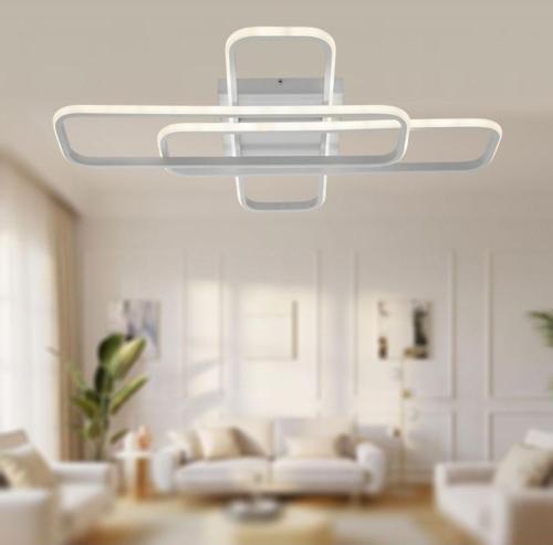 Tt324-By ( Beyaz Işık ) 57 X 17 Profil Mat Beyaz 3 Lü Plofonyer Led Avize