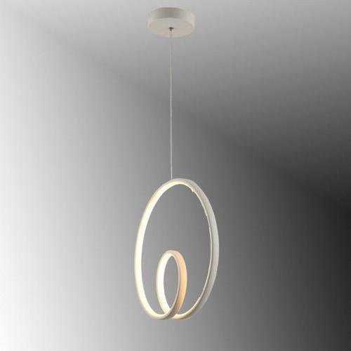 Tt004-By Göz Modeli Mat Beyaz ( 3 Renk Işık Modüllü ) Led Avize