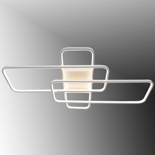 Tt040-By Mat Beyaz Plofonyer ( Sarı Işık ) Led Avize