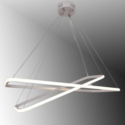 Tt400-2 By Dikdörtgen ( 3 Renk Işık Modüllü ) 2 Li Mat Beyaz Led Avize