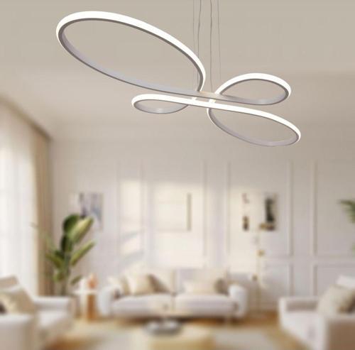 Tt041-By Trend Modeli ( Gün Işığı ) Mat Beyaz Led Avize