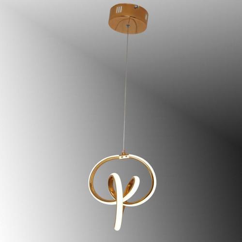 Tt317-Sr Stilla Modeli Sarı Kaplama ( Beyaz Işık ) Led Avize