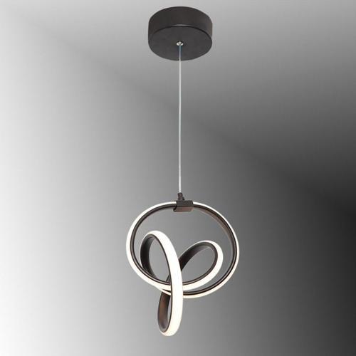 Tt317-Sy Stilla Modeli Mat Siyah ( 3 Renk Işık Modüllü ) Led Avize