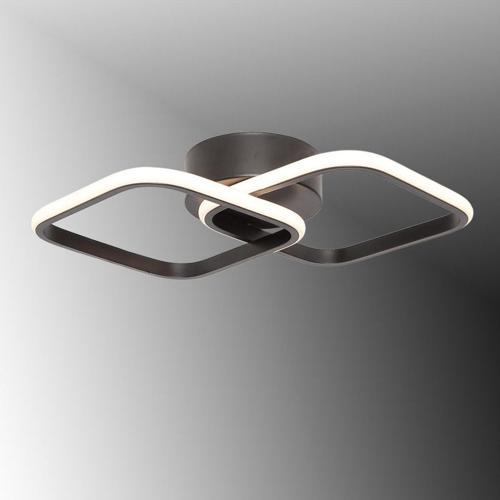 Tt405-2-Sy Mat Siyah 2 Li Kare ( Gün Işığı ) Led Avize