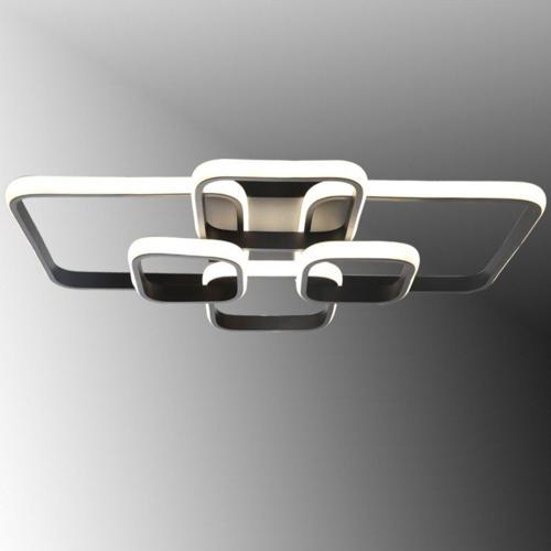 Tt500-6-Sy ( 3 Renk Işık Modüllü ) Mat Siyah Plofonyer 6 Lı Led Avize