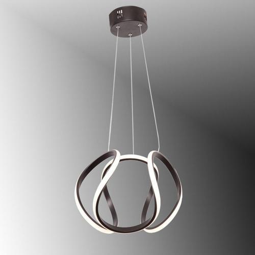 Tt306-35-Sy Kavis Modeli Mat Siyah ( 3 Renk Işık ) Led Avize
