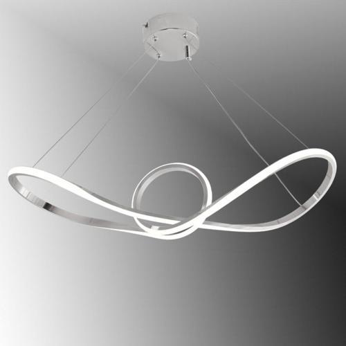 Tt002-Kr Papyon Modeli Krom Kaplama ( 3 Renk Işık Modüllü ) Led Avize