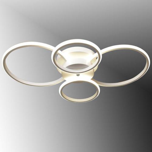 Tt035-4-By Drone Modeli Mat Beyaz 4 Lü ( Sarı Işık ) Led Avize