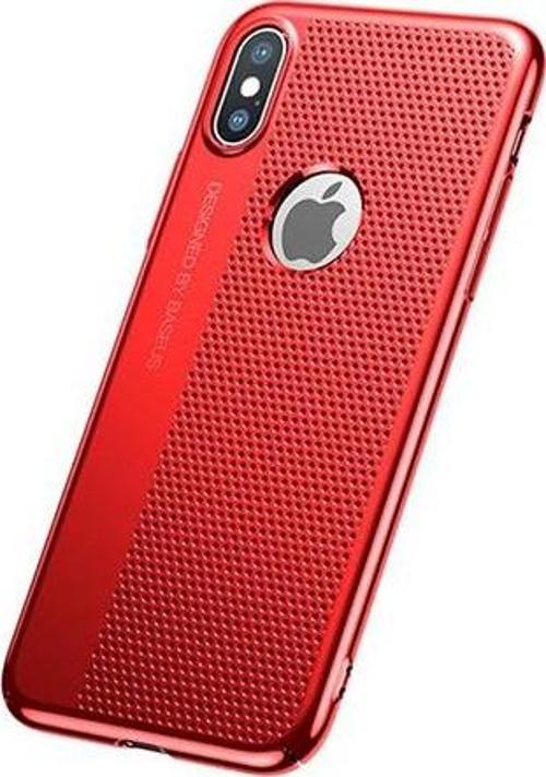 iPhone X ile Uyumlu Bright Case Kırmızı WIAPIPHX-MX09