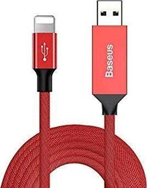 Yiven Lightning Kablo 120 cm Kırmızı