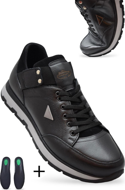 TAB2055 Tam Ortopedik Taban %100 Hakiki Deri Erkek Ayakkabı Kauçuk Kaymaz Taban