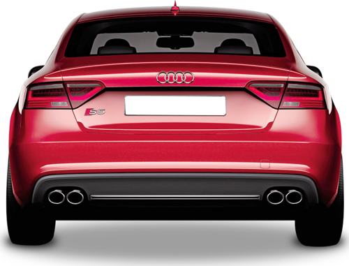Audi A5 Uyumlu B9 Sportback S5 Arka Tampon Eki - Difüzör (Plastik)