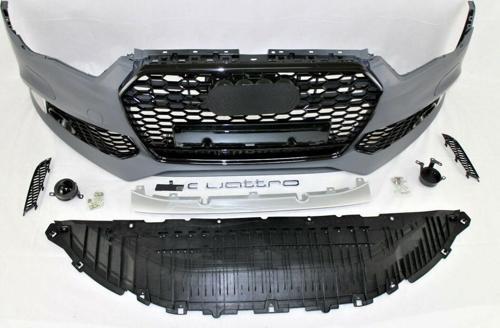Audi A6 Uyumlu 2015-2018 Rs6 Ön Tampon Panjur Seti