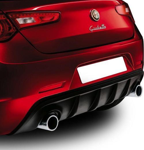 Alfa Romeo Uyumlu Giulietta Arka Tampon Eki - Difüzör (Plastik)