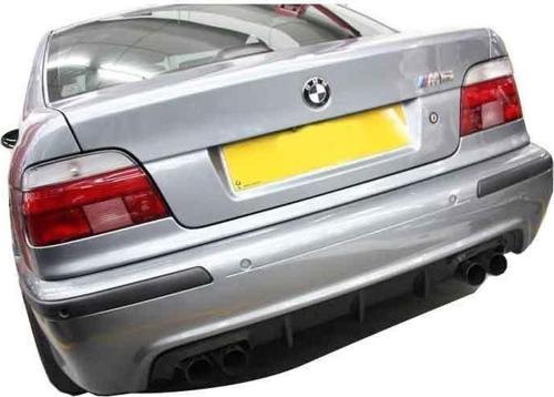Bmw 5 Uyumlu Serisi E39 (1995 - 2004) M5 Arka Tampon Eki - Difüzör (Plastik)