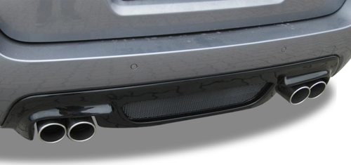 Bmw 5 Uyumlu Serisi E60 (2004 - 2010) M5 Arka Tampon Eki - Difüzör (Plastik)