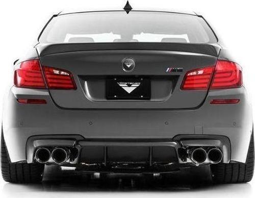 Bmw 5 Uyumlu Serisi F10 (2010 - 2014) Vorsteiner Arka Tampon Eki - Difüzör (Plastik)