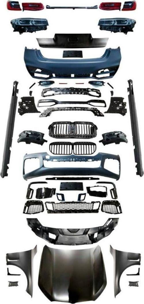 Bmw 7 Uyumlu Serisi G11 To G12 Facelift Body Kit (Far Stop Bagaj Çamurluk Kaput Dahil)