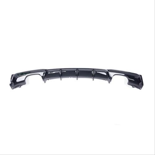 Bmw 3 Uyumlu Serisi F30 2012-2018 M Difüzör Çift Çıkış Kalın - Piano Black
