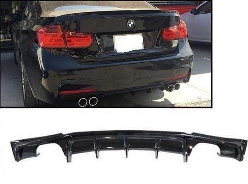 Bmw F30 Uyumlu (2012-2018) M Model Sağ Sol Çift Çıkış Difüzör (Parlak Siyah-Taiwan)