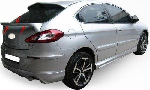 Chery Chance Uyumlu A3 Hatchback Spoiler Bagaj Fiber 2011 Ve Sonrası