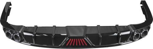 Civic 2022 Uyumlu 4 Egzoz Difüzör - Ledli