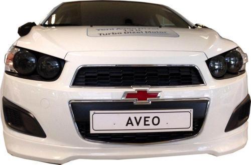 Chevrolet Aveo Uyumlu Hatchback - Sedan Uyumlu 2012 Sonrası Ön Tampon Ek (Plastik)