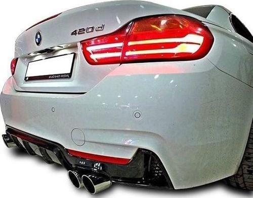 Bmw 4 Uyumlu Serisi F32 F33 F36 M-Performance Sağ-Sol Cift Çıkış Arka Tampon Eki - Difüzör