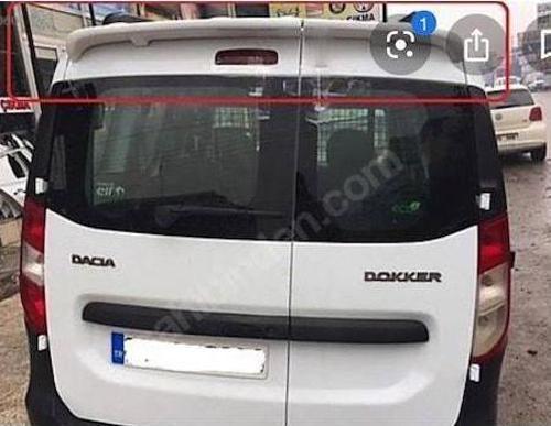 Dacia Dokker(2013-) Uyumlu Spoiler Bagaj 2Prç. Gt