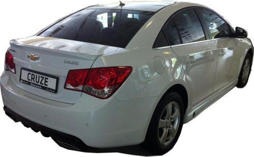Chevrolet Cruze Uyumlu Sedan (2009 - 2013) Arka Tampon Eki - Difüzör (Plastik)
