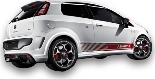 Fiat Punto Uyumlu Evo (2010 Ve Sonrası) Yan Marşpiyel Seti (Plastik)