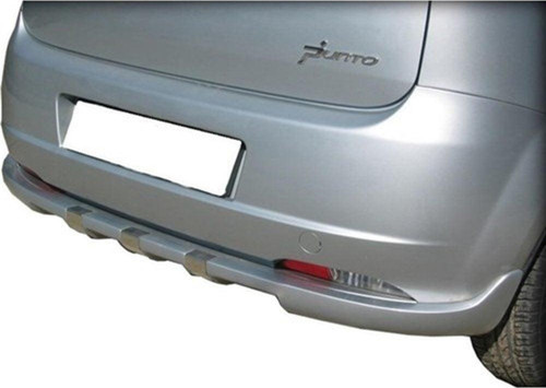 Fiat Punto Uyumlu Evo Arka Tampon Altı Kromlu Fiber 2010 Ve Sonrası