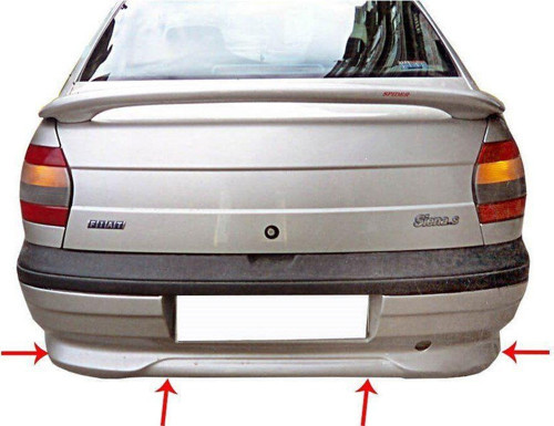 Fiat Siena Uyumlu Arka Tampon Altı Fiber 1998-2002