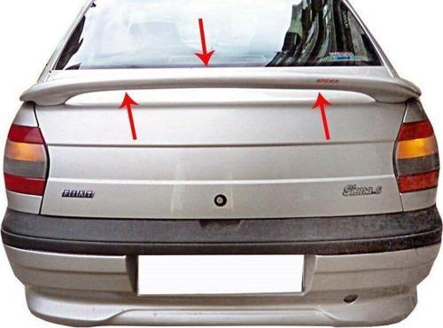 Fiat Siena Uyumlu Spoiler Bagaj Yüksek Fiber 1998-2002