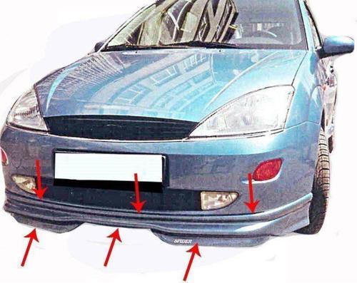 Ford Focus Uyumlu 1 Ön Tampon Altı Fiber 1998-2002